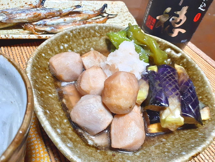 茄子・里芋の揚げ浸し